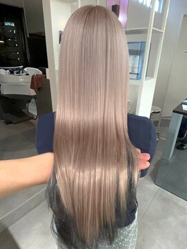 ベレーザ 渋谷(BELEZA) 9503ミルクティーアッシュベージュハイトーンカラーワンホンヘア