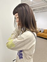 ノウハウ タニマチ(KNOWHOW tanimachi)&nbsp;顔まわりレイヤーとオン眉前がみの似合わせスタイル