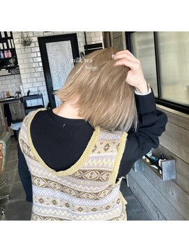 ヘアーデザイン ジュモク(Hair Design Jumoku) ベージュカラー