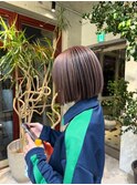 アンブレラカラーデザインカラーインナーカラーケアブリーチボブ