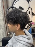 波巻きスパイラルパーマツイストスパイラルパーマ波巻きパーマ