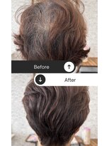 ヘアーアンドビューティーソレイユ シフォン+カフェブラック（1：1）