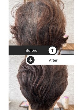 ヘアーアンドビューティーソレイユ シフォン+カフェブラック(1:1)