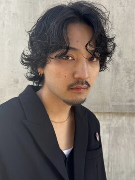 スミス 秋葉原(Smith) MEN’S HAIRブルーブラックシャドウパーマ