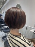 大人ボブ×ショート