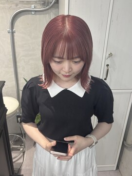 ハロ(Halo) ピンクカラー/ブリーチカラー