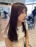 【プロのしっかりカウンセリング】小顔カット+カラー+COTAアイケアTR￥8800