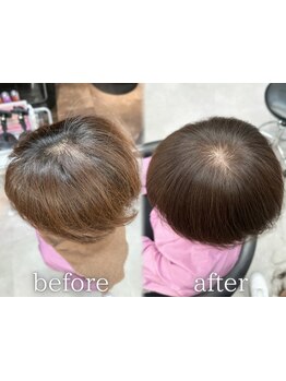 白髪ぼかしハイライト/明るく染まる白髪染め。理想を形にする圧倒的な技術[カット+カラー+Tr￥8400][池袋]