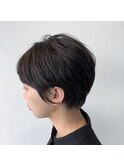 小顔ショートボブ.