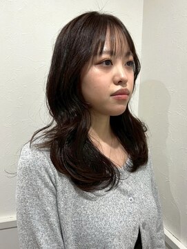 くびれヘア 髪質改善 透明感カラー アッシュブラウン 艶髪