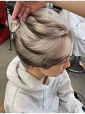 簡単オシャレホワイト×ブラックエンドカラー