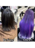 《シールエクステ》Violet Straight