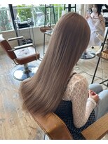 セットアップ 岡山北長瀬店(SET-UP) ミルクティーベージュ艶髪