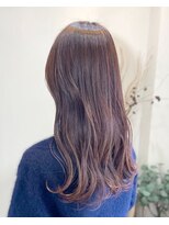 ロッカ(ROCCA)&nbsp;ダークアッシュ柔らかブラウン×ナチュラルロングレイヤー