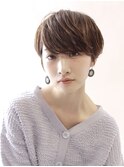 ひし形ショートボブ/大人ショートヘア/40代/50代/60代/表参道