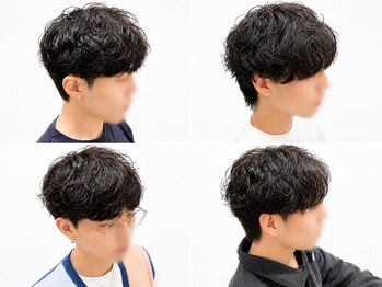 Savoir homme【サヴォア オム】の写真/【理想の毛流れが叶う】色気と扱いやすさを両立。自宅でも簡単にサロンクオリティが再現できるメンズパーマ