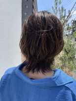 ベリー(berry) 軽やかな動きが可愛い♪ウルフボブのパーマスタイル☆