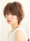 BERRY_クールショート_オーガニック_ボブルフ_ピンクベージュ