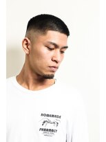 レンゲン(LENGEN)&nbsp;束感刈り上げビジネス七三ツーブロックアップバング１４２