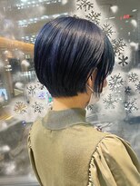 ★岡田有加★20代30代/ネイビーハンサムショート