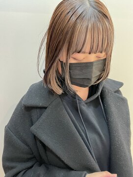 テトラ バイ ネオリーブ 横浜西口店(tetra by neolive) 顔まわりインナーカラーホワイトベージュ☆