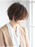 美シルエット×立体感×上質大人ショートボブ【村上穂高】