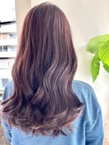 アルマラ(AR.MARA)&nbsp;【AR.MARA】ピンクブラウン × 重ためロング