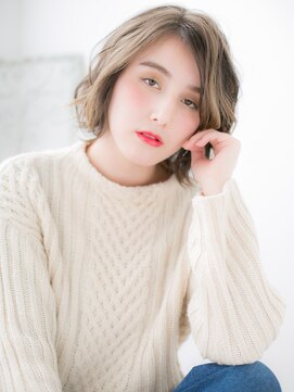 ドクターズサロン LAB 小山店 バイヤージュカラーでフェアリーな大人ボブg小山20代30代40代