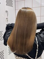 ロンドルーチェ 心斎橋(Lond luce)&nbsp;ダークアッシュ/ミディアムレイヤーカット［髪質改善/縮毛矯正］