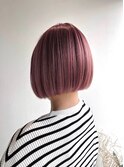 ブリーチ無しpink &nbsp;color/bob