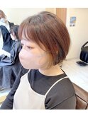 インナーカラー &nbsp;イヤリングカラー &nbsp;髪質改善　ショート　ボブ