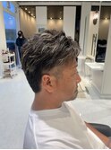 メンズショート×ハイライト