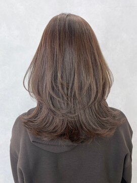 アイティーバイアルバム 下北沢店(IT by ALBUM) ブラウンミディアムレイヤー_マチルダボブ_ba463291