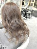 お白髪ぼかし/ベージュカラー
