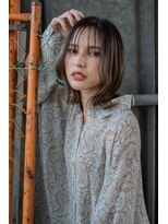 ヘアーラニッシュ 船橋店(hair Lanish)&nbsp;大人のバニラベージュ×バレイヤージュカラー/20代30代40代