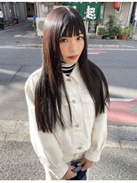 クオン(kuon) 美しい黒髪ロングヘア【シールエクステ】