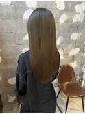 【soie岡村】アッシュグレージュ/ロングヘア