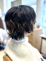 アピッシュ(apish 並木通り)&nbsp;外国人風マッシュウルフパーマ