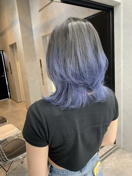 ヘアーテラス エム(hair terrace M) ブルーグラデーション