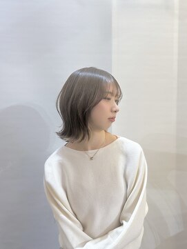 クラウドヘアー CLOUD HAIR センター南/インナーカラー外ハネミディアムボブ10代20代30代