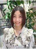 【JUNYA HANDA】髪質改善ストレートで癖のない艶髪ボブ