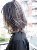 暗め透け感◯グレージュ、ミルクティーグレージュ/福岡天神大名