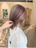 ベージュ×ピンクの絶妙ミックス！最旬くすみカラー