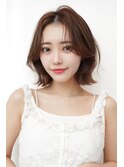 韓国レイヤー顔周りカット透明感カラー髪質改善艶髪シースルー