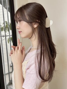 ローネス ギンザ(LONESS ginza) レイヤーカット/小顔カット/くすみベージュ/透明感カラー