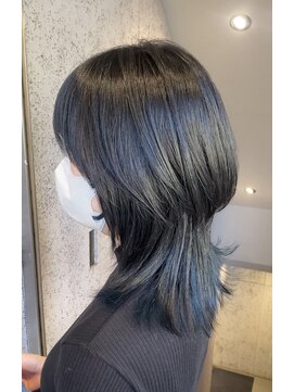 銀座ラボ 千葉店(LA BO) ブルーブラックインナーカラー