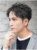 短髪ツーブロックモテる束感モテ髪イケメン黒髪ビジネス