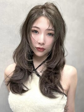 ニトバイアンキシム(nit by ahnkism) 韓国風レイヤーカット顔まわりくびれオルチャン堀江