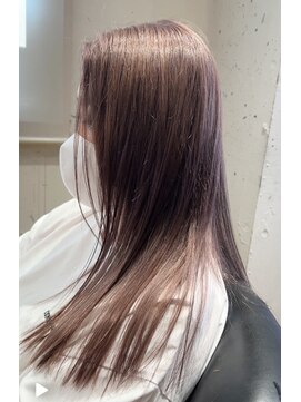 アーカイブ(archive) ブリーチのダブルカラーでベージュ/髪質改善カラー　archive垂水