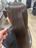 ヴィヴィ(VIVIE)&nbsp;髪質改善ケアカラー質感再生大人可愛いカーキオリーブグレージュ